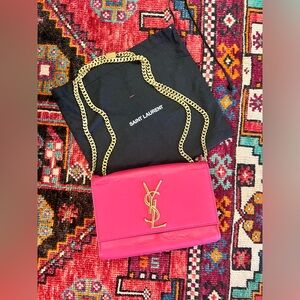 As is YSL Saint Laurent Monogrammed Kate bag
